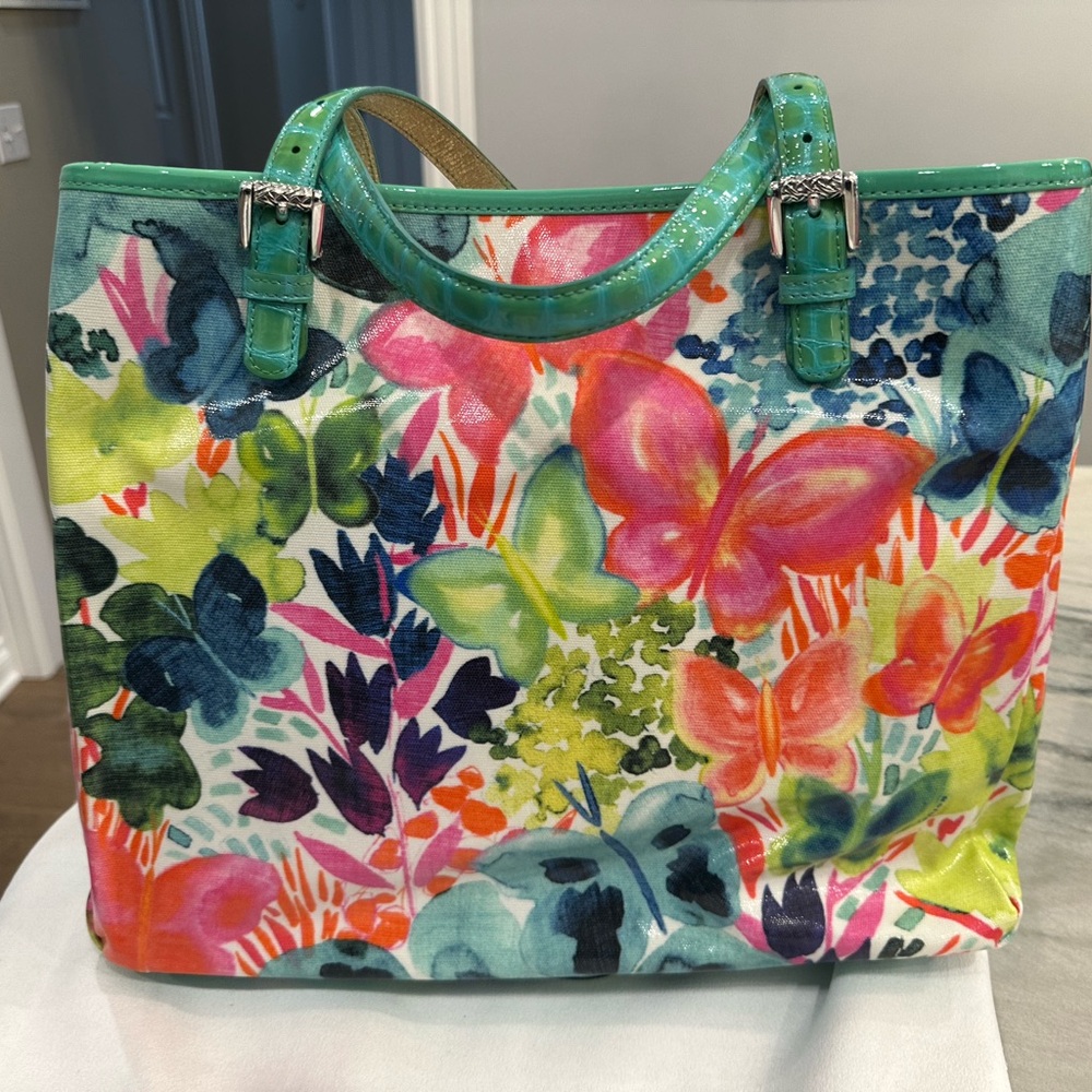 Brighton Floral Butterfly Tote Bag